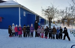 В черноярском селе прошла «Малая зимняя олимпиада»