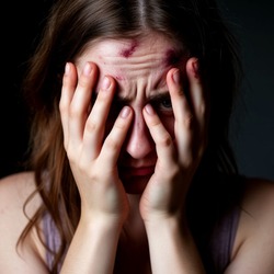 В черноярском селе муж избил жену