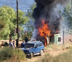В Черноярском округе сгорел трансформатор