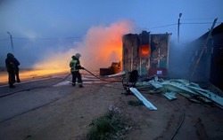 В Черноярском районе произошёл пожар в приюте для животных