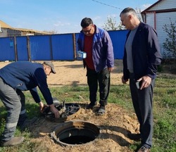 В Солёном Займище жители активно подключаются к новому водопроводу