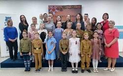 Черноярские школьники представили концерт в честь Дня Победы