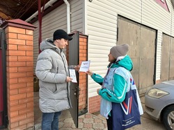 В Черноярском районе избирателей посещают на дому